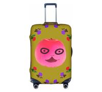 XZDLYY Funny Face Peach Housse de valise avec fermeture éclair invisible, pour affaires et voyages, sans valise, blanc, Medium