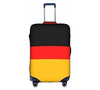 XZDLYY Housse de valise avec fermeture éclair invisible - Drapeau de l'Allemagne - Pour affaires et voyages - Sans valise, blanc, Small