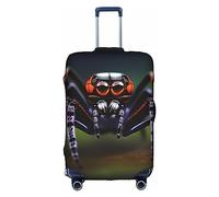 XZDLYY Housse de valise avec fermeture éclair invisible, motif araignées tropicales, pour affaires et voyages, sans valise, Blanc, Large