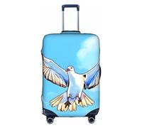 XZDLYY Housse de valise avec fermeture éclair invisible - Mouettes en vol - Pour affaires et voyages - Sans valise, Blanc, X-Large