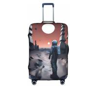 XZDLYY Housse de valise d'exploration avec fermeture éclair invisible pour affaires et voyages sans valise, blanc, Large