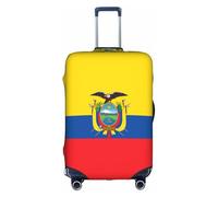 XZDLYY Housse de Valise Drapeau de l'Équateur avec Fermeture Éclair Invisible pour Affaires et Voyages Sans Valise, Blanc, Large