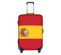 XZDLYY Housse de Valise Drapeau Espagne avec Fermeture Éclair Invisible pour Affaires et Voyages Sans Valise, blanc, M