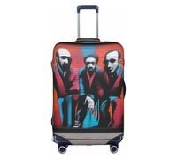 XZDLYY Housse de valise Street Art avec fermeture éclair invisible, pour affaires et voyages, sans valise, blanc, Medium