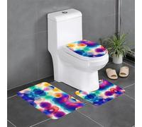 XZDLYY Lot de 3 tapis de salle de bain So Many Bubbles, antidérapant, absorbant l'eau, épais et confortable pour la maison, le spa et l'hôtel