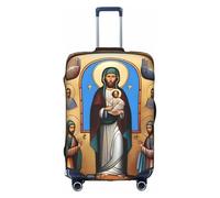 XZDLYY Religious Art Housse de valise avec fermeture éclair invisible pour affaires et voyages Sans valise, blanc, X-Large