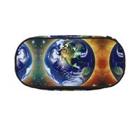 XZDLYY Sac à crayons portable léger Cosmic Earth Sac de rangement cosmétique pour papeterie et petits objets