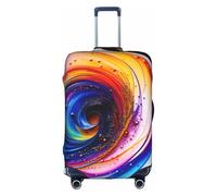 XZDLYY scribble art to the pap Housse de valise avec fermeture éclair invisible pour affaires et voyages sans valise, blanc, Medium