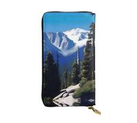 XZDLYY Un portefeuille long Sierra Peaks pour femme à la mode, léger, durable, personnalisé et élégant