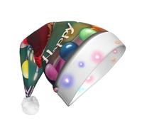XZDPY Chapeau de Noël lumineux pour adulte avec inscription « Happy Birthday » - Chapeau de vacances pour fête et festival