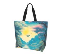 XZDZWK Beau sac à main en forme de libellules pour femme, sac à main multifonctionnel et léger, sac de courses pour une utilisation quotidienne