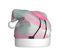 XZDZWK Chapeau de Noël en peluche flamant rose confortable et polyvalent adapté pour les activités du Nouvel An