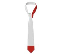 XZDZWK Cravate boutonnée pour homme avec drapeau suisse confortable, douce pour la peau, ne se décolore pas, convient pour les présentations de travail