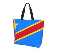 XZDZWK Drapeau du Congo Sac à main pour femme multifonction léger Sac de courses à bandoulière pour un usage quotidien en voyage