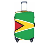 XZDZWK Housse de valise avec drapeau de la Guyane - Anti-rayures et anti-poussière - Design personnalisé pour voyage, affaires et extérieur, blanc, S