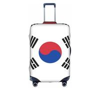 XZDZWK Housse de valise avec drapeau de la République de Corée - Anti-rayures et anti-poussière - Design personnalisé - Pour voyage, affaires et extérieur, blanc, XL