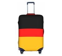 XZDZWK Housse de valise avec drapeau de l'Allemagne - Anti-rayures et anti-poussière - Design personnalisé pour les voyages d'affaires et l'utilisation en extérieur, blanc, S