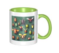XZDZWK Insect Atlas Tasse classique élégante durable et résistante à la décoloration Convient pour la maison, le bureau et le restaurant