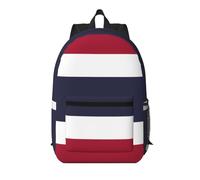 XZDZWK Le sac à dos simple de 43,2 cm avec drapeau de la Thaïlande est confortable et durable, adapté pour les trajets quotidiens à l'école et au travail