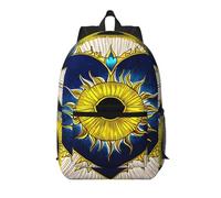 XZDZWK Le sac à dos simple de 43,2 cm en forme de cœur est confortable et durable, adapté pour les trajets quotidiens à l'école et au travail