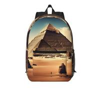 XZDZWK Le sac à dos simple Dreaming of the Pyramids of Khufu de 43,2 cm est confortable et durable, adapté pour les trajets quotidiens à l'école et au travail