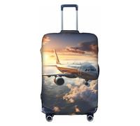 XZDZWK Les avions sont des housses de valise anti-rayures et anti-poussière avec un design personnalisé pour les voyages d'affaires et une utilisation en extérieur, blanc, XL