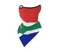 XZDZWK Masque facial pour sports de plein air - Confortable et respirant - Tour de cou - Imprimé exquis drapeau de l'Afrique du Sud
