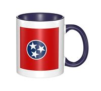 XZDZWK Mug classique avec drapeau de l'État du Tennessee, élégant, durable et résistant à la décoloration, convient pour la maison, le bureau et le restaurant