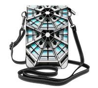 XZDZWK Octagon Building Petit sac à bandoulière antivol léger résistant à l'usure portable et pratique pour les voyages et l'utilisation quotidienne