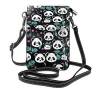 XZDZWK Panda mignon visage léger sac messager antivol petit sac à bandoulière résistant à l'usure portable et pratique pour voyage et usage quotidien