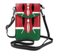 XZDZWK Petit sac à bandoulière léger anti-vol drapeau du Kenya résistant à l'usure, portable et pratique pour les voyages et l'utilisation quotidienne