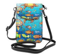 XZDZWK Petit sac à bandoulière léger et anti-vol pour tortue et poisson, résistant à l'usure, portable et pratique pour les voyages et l'utilisation quotidienne