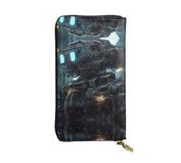 XZDZWK Portefeuille portable Future Robot de grande capacité, matériau souple, design multifonctionnel, anti-perte, protection de la vie privée