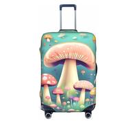 XZDZWK Pretty Little Mushrooms Housse de valise résistante aux rayures et à la poussière avec design personnalisé pour les voyages d'affaires et une utilisation en extérieur, blanc, S