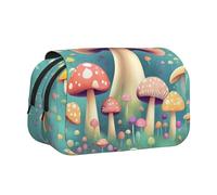 XZDZWK Pretty Little Mushrooms Trousse à crayons élégante et grande capacité pour étudiants et voyageurs d'affaires