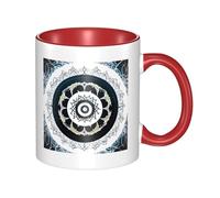 XZDZWK Tasse classique ronde noire et blanche élégante durable et résistante à la décoloration - Convient pour la maison, le bureau et le restaurant