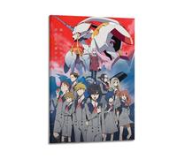 xze Poster Anime Darling In The Franxx Code - Art mural sur toile - Décoration d'intérieur - Impression esthétique - 40 x 60 cm - Style cadre