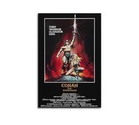 xze Poster de film Conan le Barbare - Art mural sur toile - Décoration murale - Décoration d'intérieur - Impression esthétique - 20 x 30 cm - Style sans cadre