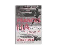 xze Poster du film Frances Ha - Impression sur toile - Décoration murale sans cadre - 40 x 60 cm