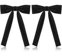 XZEIT 2 Pièces Cravates Occidental Cravate Ruban Kentucky à Nœuds, Western Kentucky Style Ties Bolo Bow Ties Satin Western Bows Ribbon Tie, Convient à toutes sortes de fêtes, remises de diplômes, soir