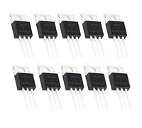 XZEIT RFP30N06LE 30A 60V N-Channel Power Mosfet TO-220 ESD évalué pour Arduino, Canal redresseur Performance, Transistor Audio Transistor Darlington Transistor Power (10pcs)