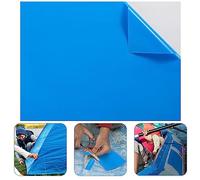 XZEIT Rustine de Piscine, Piscine Patch de Réparation, Kit de Réparation de Patch, Correctifs Auto-adhésives Rustine,Auto-adhésifs en PVC pour Piscine-Bleu