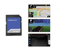 XZENT X-MAP27-PC1 : Carte Micro SD avec navigation automobile pour XZENT Infotainer X-427, Cartes pour l'Europe, Premium P.O.I. Package, 1 an de mise à jour de cartes gratuites