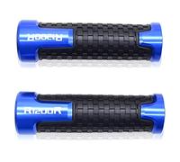 XZGFZHY pour B&M&W R1200R R1200RS R 1200R 2015-2018 2019 2020 Moto CNC Poignées Antidérapantes Poignée Barre Poignée Main Poignées en Caoutchouc 7/8 ''22 MM Pièces de poignée(Bleu)