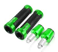 XZGFZHY pour KYMCO Downtown DT 200i 300i 350i 125 Moto Anti-Skid Guidon Main Poignées en Caoutchouc Guidon Extrémités Bouchon Bouchon 7/8 '' 22mm avec A Pièces de poignée(Vert)