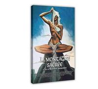 XZGTHYTYUY Poster de film rétro The Holy Mountain 1973 - Décoration murale pour salon, chambre à coucher - 40 x 60 cm