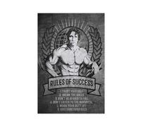XZGTHYTYUY Poster décoratif de motivation pour salle de sport, fitness, Arnold - Décoration de chambre à coucher, bureau, chambre, cadeau - 20 x 30 cm