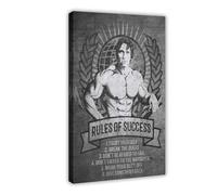 XZGTHYTYUY Poster décoratif de motivation pour salle de sport, fitness, Arnold - Décoration de chambre à coucher, bureau, chambre, cadeau - 40 x 60 cm