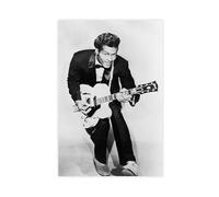 XZGTHYTYUY Poster sur toile légendaire chanteur rock star Chuck Berry décoration de chambre à coucher, bureau, chambre, cadeau 20 x 30 cm