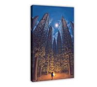 XZGTHYTYUY Poster sur toile Magic Realism by Rob Gonsalves pour décoration de chambre à coucher, bureau, chambre, cadeau 20 x 30 cm
